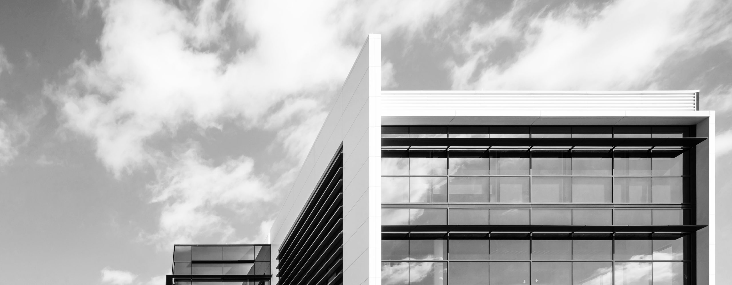 Abstract architectural detail at NewcrestImage headquarters